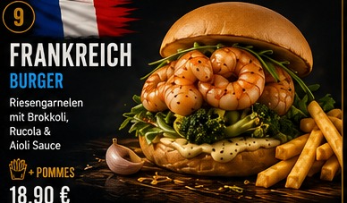 Frankreich Burger