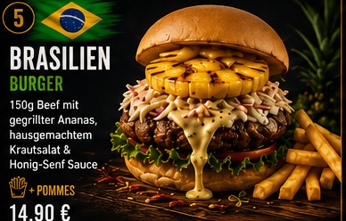 Brasilien Burger